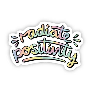 Sticker | Radiate Positivity | Tie Dye