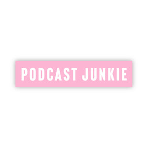 Sticker | Podcast Junkie Pink