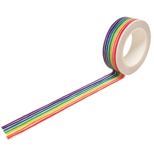 Washi Tape | Rainbow Organic Stripe