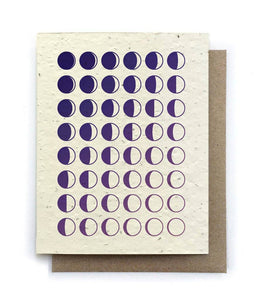 Card | Plantable Seed Paper | Birthday | Moon Phase