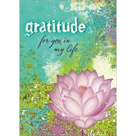 Card | Gratitude Lotus 2