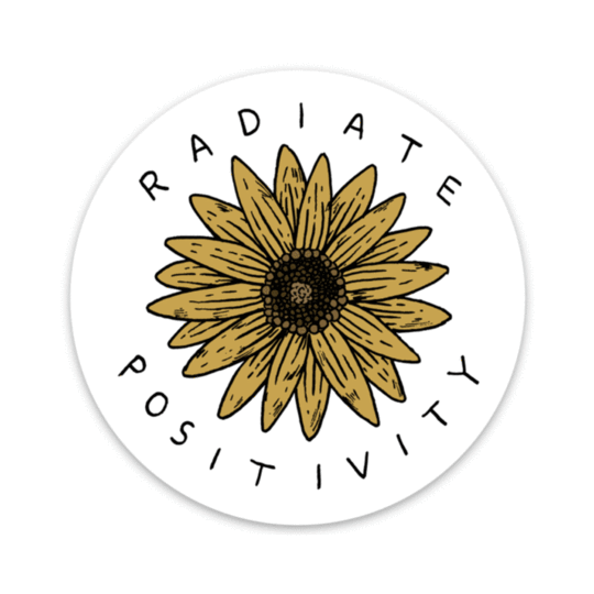Sticker | Radiate Positivity | Sunflower