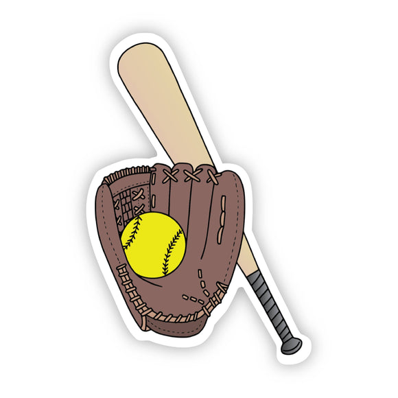 Sticker | Sports | Softball