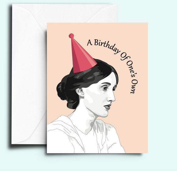 Card | Birthday | Virginia Woolf