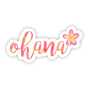 Sticker | Ohana Cursive Floral