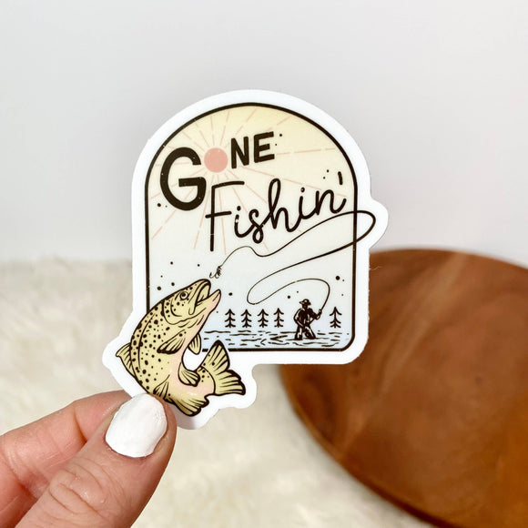 Sticker | Gone Fishin'