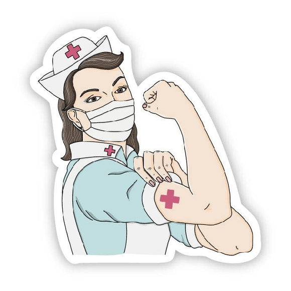 Sticker | Rosie the Riveter Nurse
