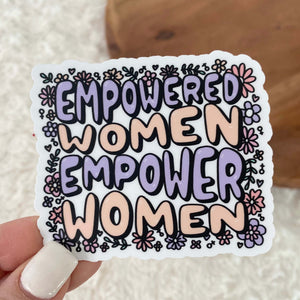 Sticker | Floral | Empowered Women Empower Women