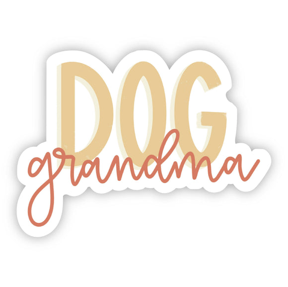Sticker | Dog Grandma Lettering