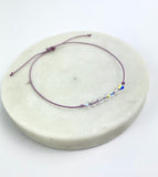 Jewelry | Swarovski Crystal Gratitude Bracelet & Gratitude Card | Multiple Colors