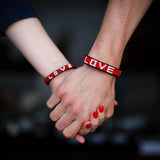 Bracelet | LOVE | Red | Narrow
